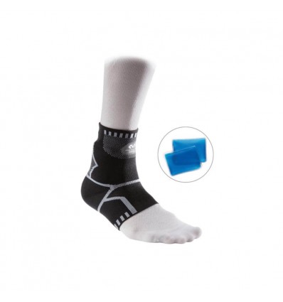 Recovery Ankle Sleeve / 4-way elastic w/ custom-cold packs