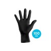 Rękawiczki nitrylowe 100 sztuk / czarne