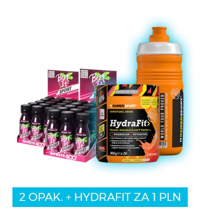 ZESTAW: Beet It Sport Shot 2 opakowania + HydraFit za 1 zł