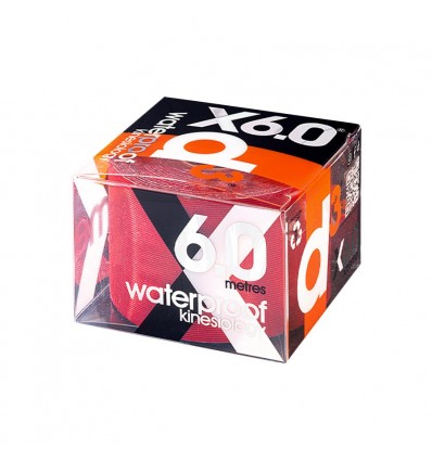X6.0 Waterproof Kinesiology Tape (czerwony) / 5 cm x 6 m